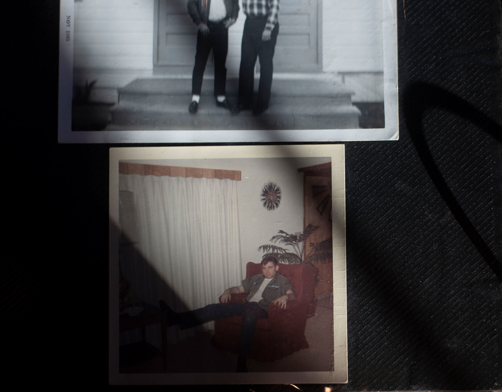 My grandfather, Ron Reed, sits in Ralph and Wilma Reed’s living room